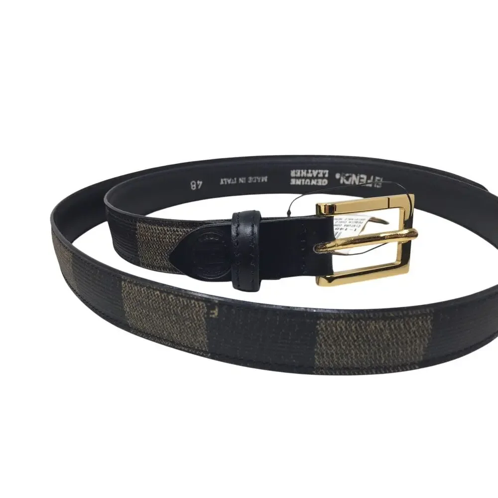 Fendi Vintage Penguin Stripe Belt in Box with Tag